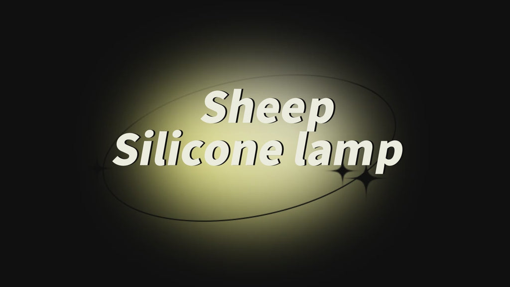 TinyGlow & Co™ Sheep Night Light – Rechargeable LED Lamp for Kids