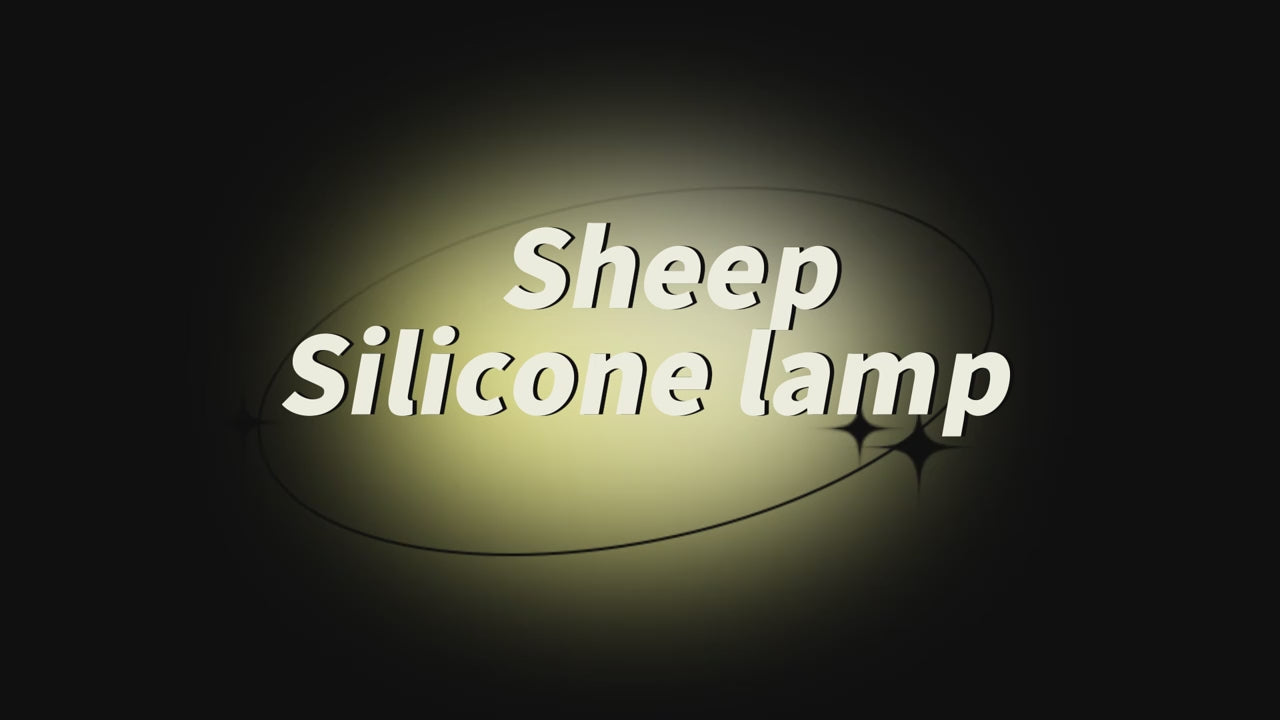 TinyGlow & Co™ Sheep Night Light – Rechargeable LED Lamp for Kids
