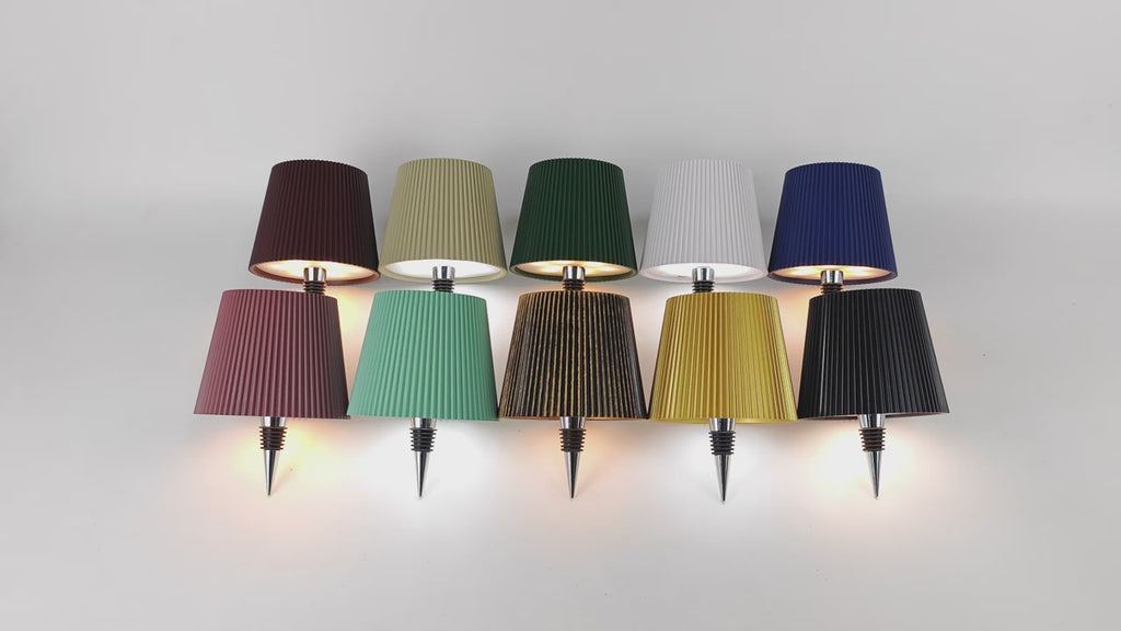 TinyGlow & Co™ Wireless Bottle Table Lamp - Touch Control 3-Color Dimmable Night Light