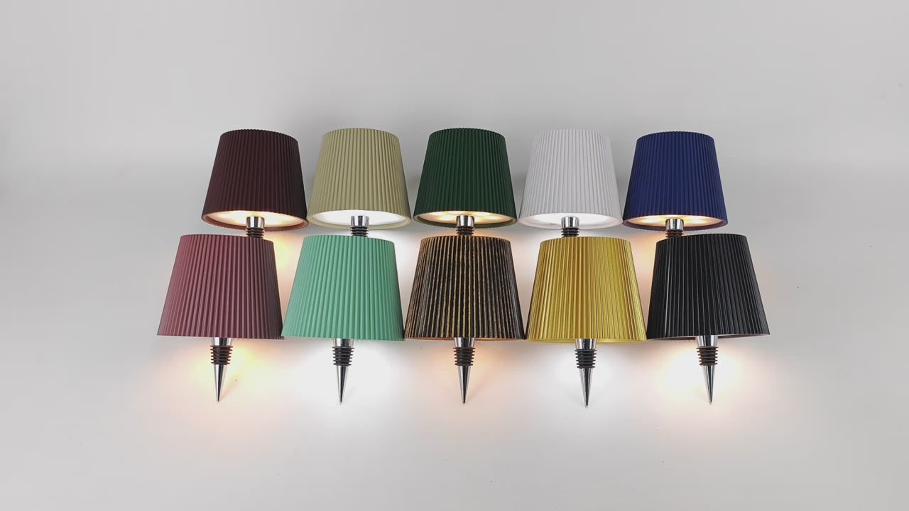 TinyGlow & Co™ Wireless Bottle Table Lamp - Touch Control 3-Color Dimmable Night Light